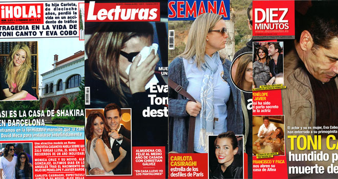 El dolor de Toni Cantó y Eva Cobo se apodera de las revistas