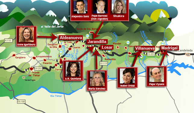 El mapa del lujo al pie de la Sierra de Gredos 