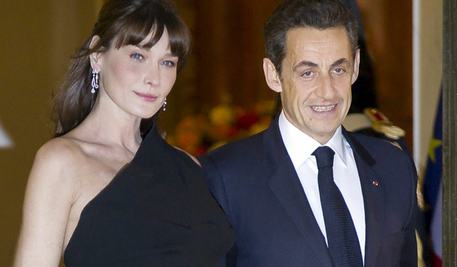 Sarkozy y Carla Bruni serán padres de un niño