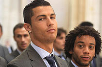 El luso Cristiano Ronaldo amenaza a la prensa