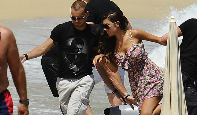 Sneijder, vacaciones en Saint Tropez con su mujer
