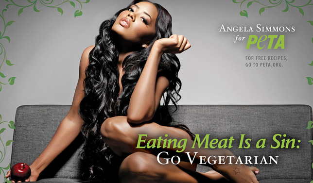 Angela Simmons, una nueva razón para ser vegetariano
