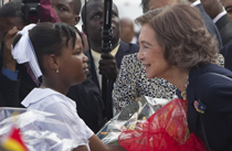 La Reina Sofía, dos días de viaje oficial por Haití