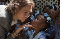 La Reina Sofía, dos días de viaje oficial por Haití