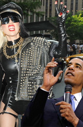 Lady Gaga intimida a Obama