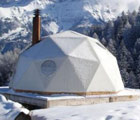 Un hotel iglú en mitad de los Alpes
