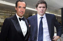 Marichalar y Aznar Jr. comen en el local de moda