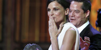 Elena Anaya y su 'amor' celebran el Goya a mejor actriz en el cóctel posterior