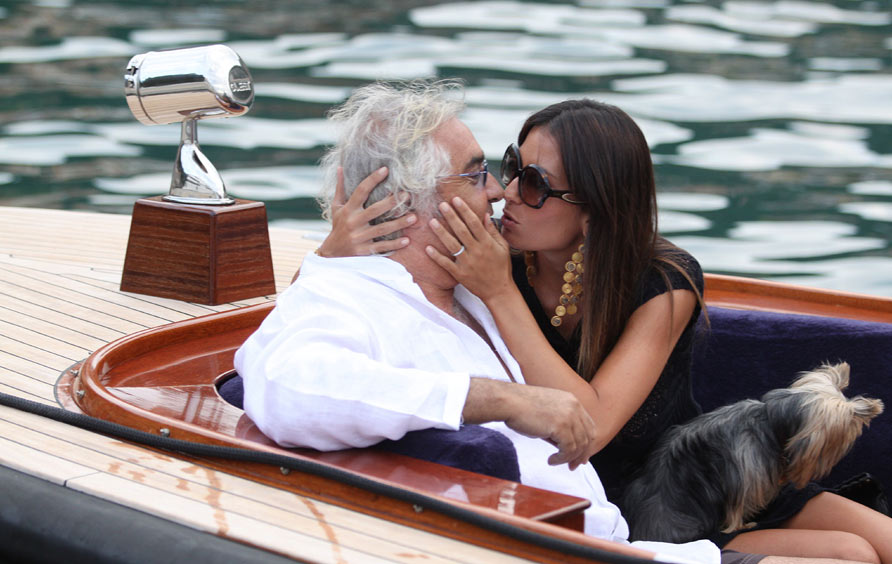 Elisabetta Gregoraci, sobre su marido Briatore: "Flavio es celoso, pero me gusta"