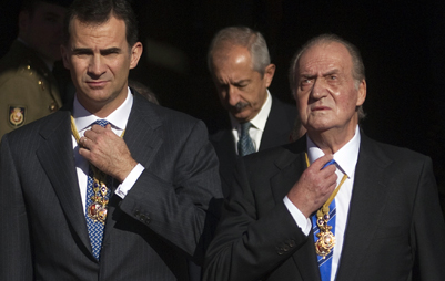El rey y el Príncipe de Asturias se bajan el sueldo un 7,1 por ciento