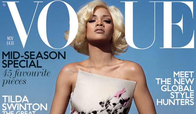 Rihanna se convierte en Marilyn para Vogue