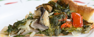 Un plato versáil y con sabor mediterráneo: coca de verduras